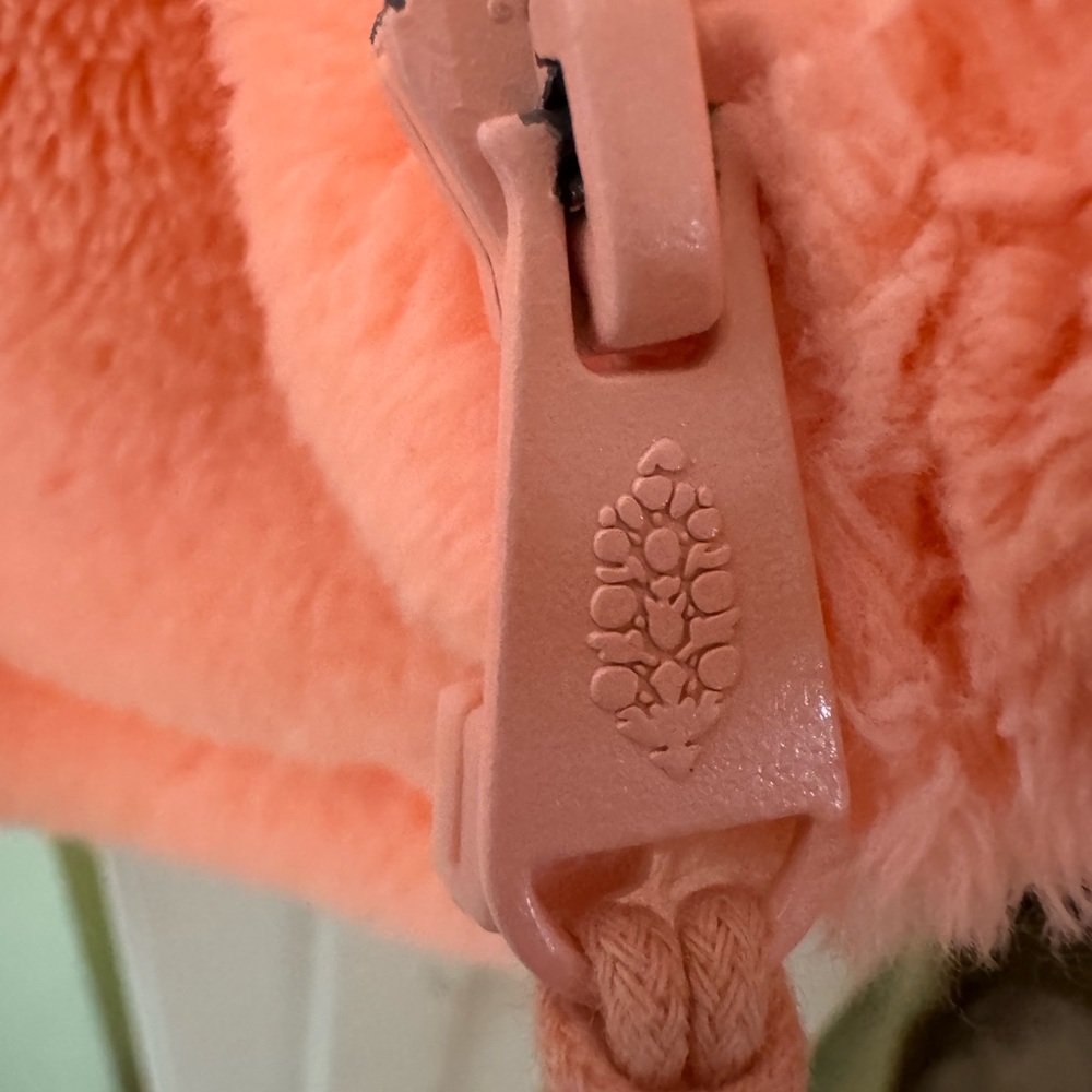 FreePeople Cozy Coral Fleece Jacket sz Med - Picture 3 of 5
